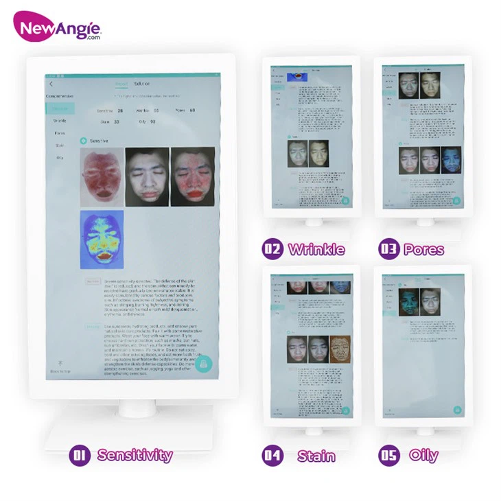 professional skin analysis machine for beauty salon